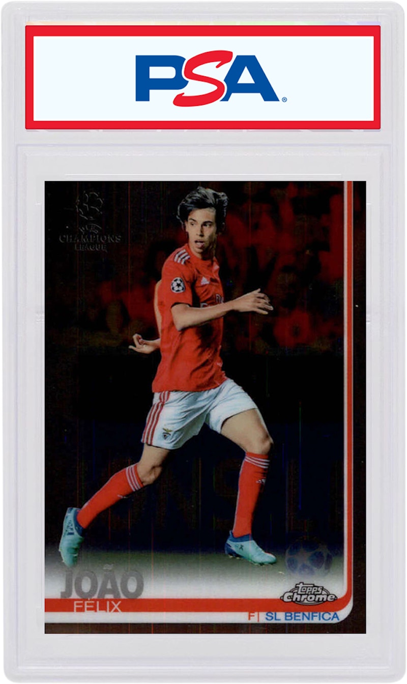 Joao Felix 2018 Topps Chrome UEFA Champions League #10 (PSA or BGS Graded)