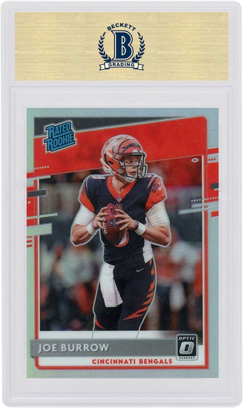 Joe Burrow 2020 Panini Donruss Optic Rookie Holo #151 (PSA or BGS Graded)