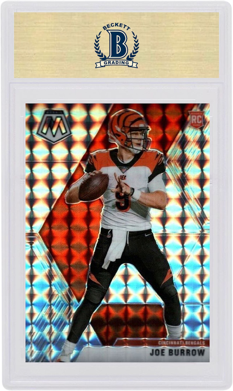 Joe Burrow 2020 Panini Mosaic Rookie Mosaic #201 (PSA or BGS Graded)