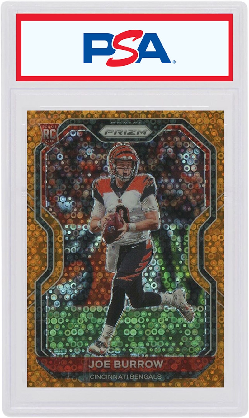 Joe Burrow 2020 Panini Prizm Rookie Disco #307 (PSA or BGS Graded)