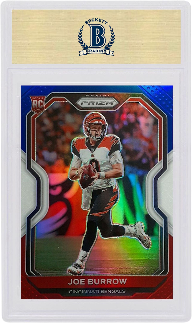 Joe Burrow 2020 Panini Prizm Rookie Red White Blue #307 (PSA or BGS Graded)