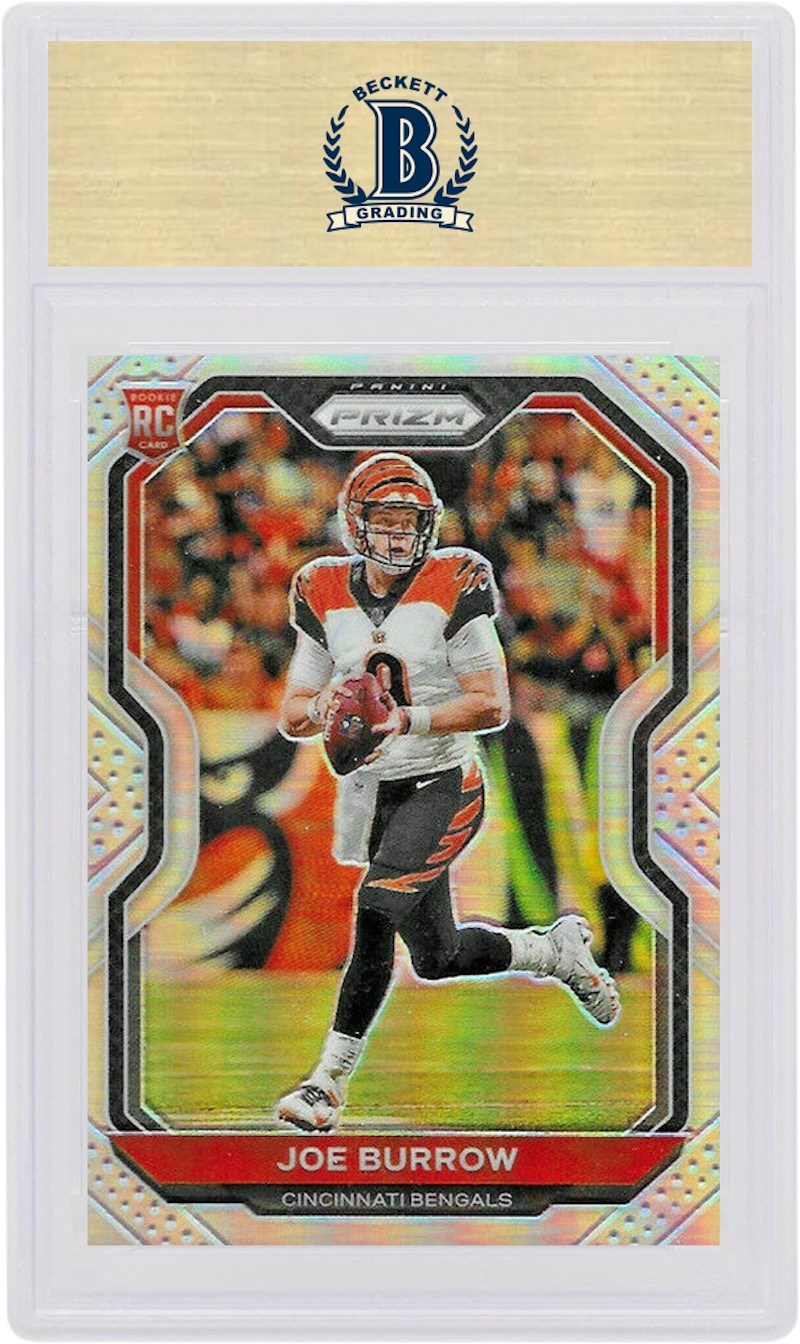 Joe Burrow 2020 Panini Prizm Rookie Silver #307 (PSA or BGS Graded)