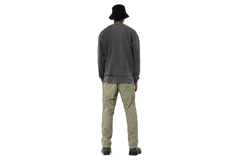 John Elliott Cotton Poplin Frame II Cargo Pants Olive