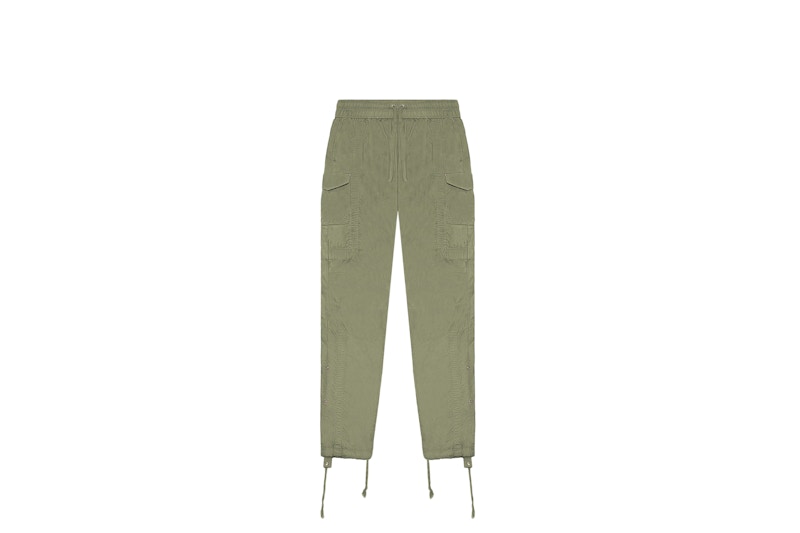 John Elliott Cotton Poplin Frame II Cargo Pants Olive