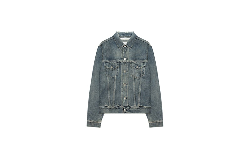 John Elliott Thumper Jacket Distressed Blue