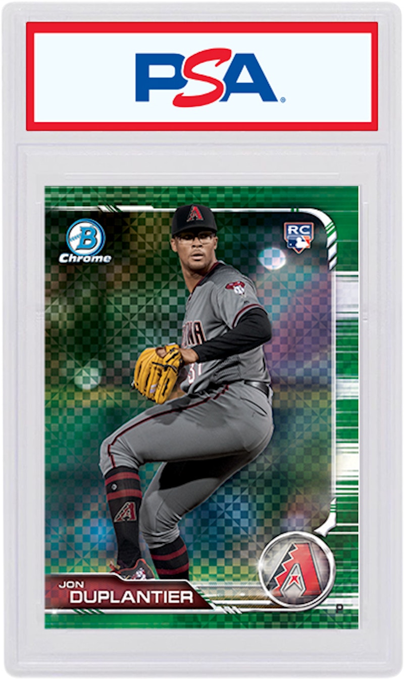 Jon Duplantier 2019 Bowman Chrome X Rookie Green X-Fractor /31 #59 (PSA or BGS Graded)