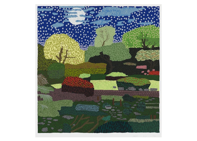 Jonas Wood Japanese Garden Print (Signed, Edition of 40)