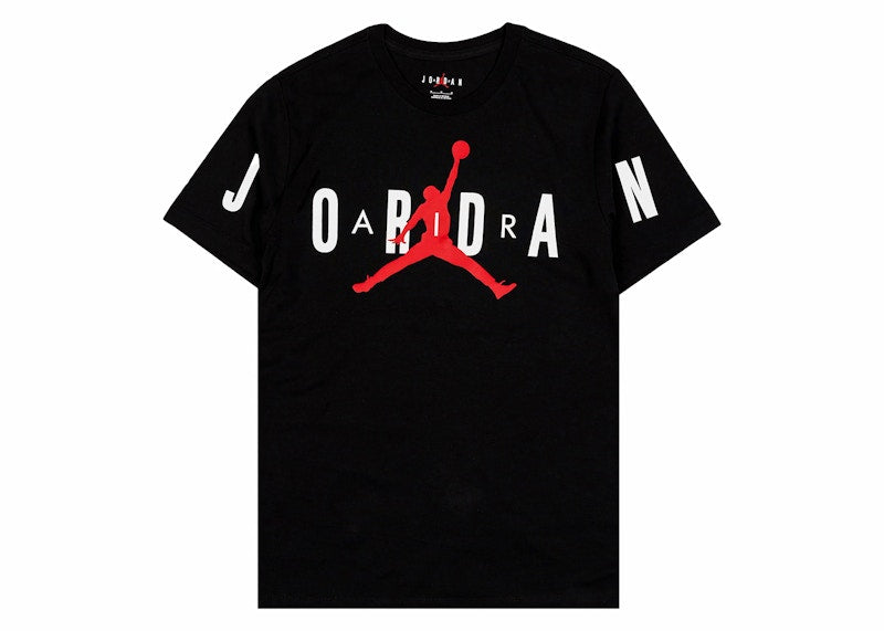 Jordan Air Jumpman Spellout S/S T-shirt Black