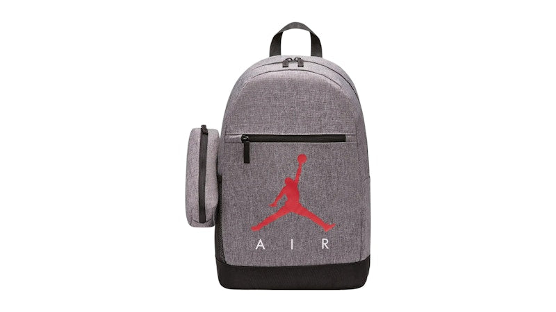 Jordan Air School Big Kids' 17L Backpack Carbon Heather
