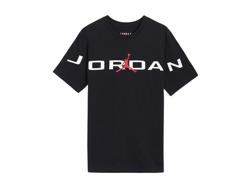 Jordan Air Short Sleeve T-shirt Black/Red/White