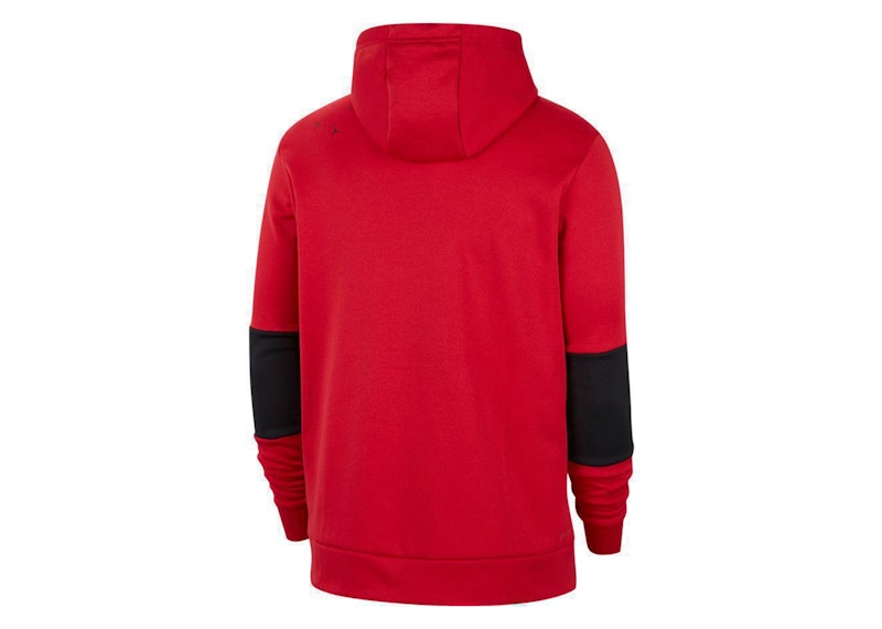 Jordan Air Therma Fleece Hoodie Red/Black