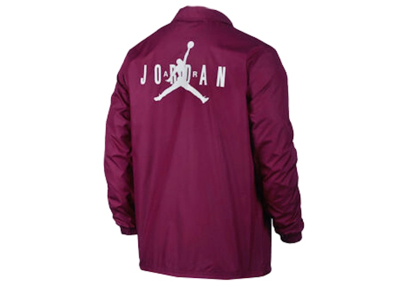 Jordan Air VI Coaches Jacket Burgundy
