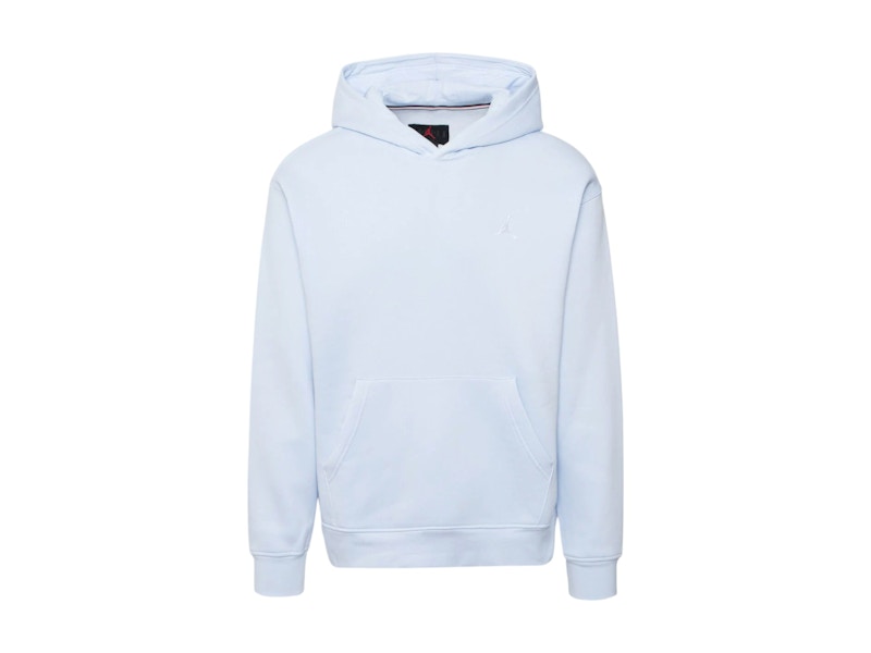 Jordan Brooklyn Fleece Pullover Hoodie Light Blue/White