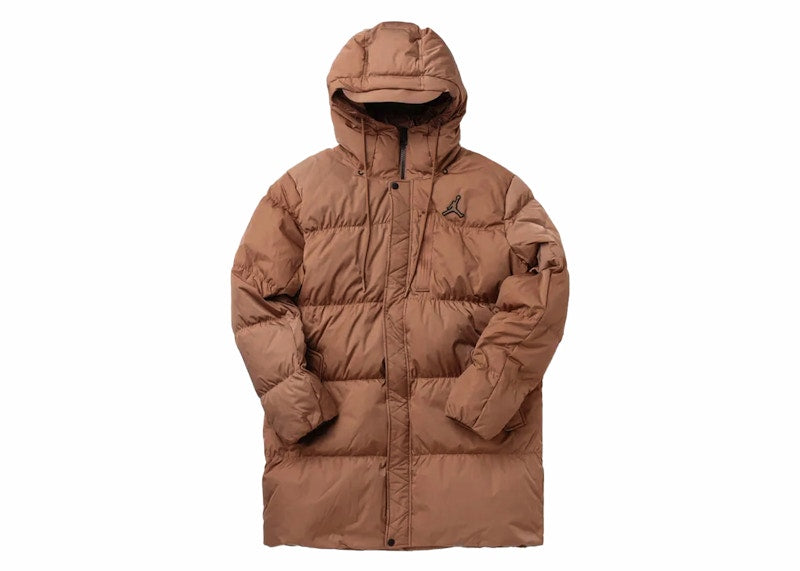 Jordan Essentials Statement Down Parka Jacket Brown