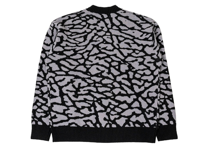 Jordan Fight Heritage Knit Cardigan (Asia Sizing) Black Cement Grey