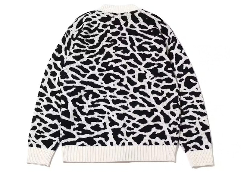 Jordan Fight Heritage Knit Cardigan (Asia Sizing) White Cement Grey