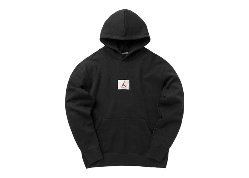 Jordan Flight Graphic Pullover Hoodie Black/Gym Red
