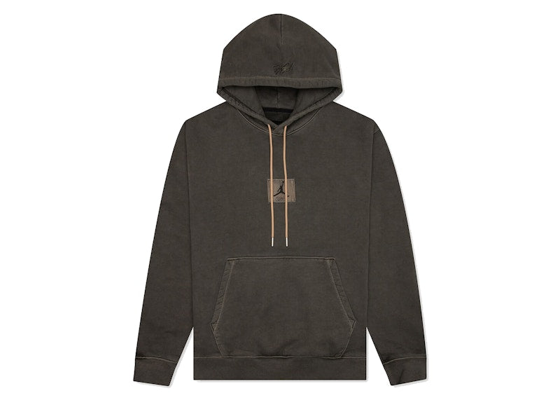 Jordan Flight Heritage Washed Fleece Hoodie Black