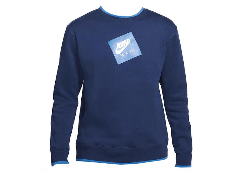 Jordan Jumpman Classics Fleece Crewneck Blue