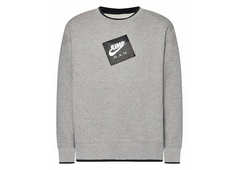 Jordan Jumpman Classics Fleece Crewneck Grey