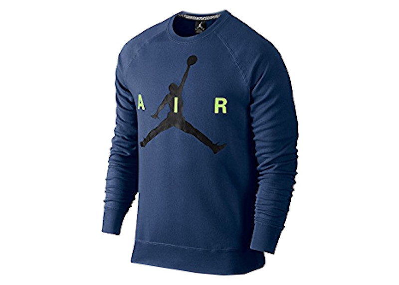Jordan Jumpman Graphic Brushed Crewneck Blue/Green