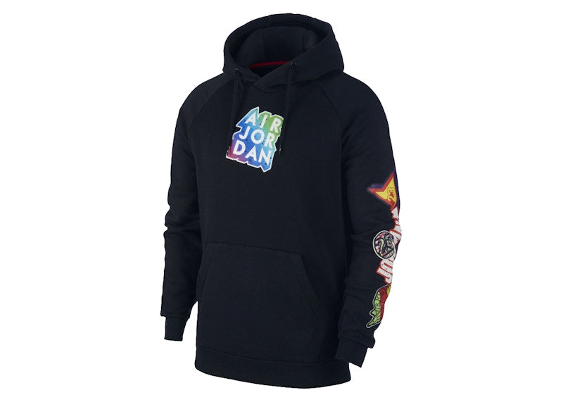 Jordan Jumpman Sticker Hoodie Black