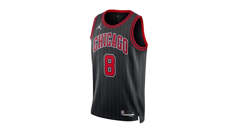 Jordan Lavine Zach Chicago Bulls 2022 Dri-Fit Jersey Black