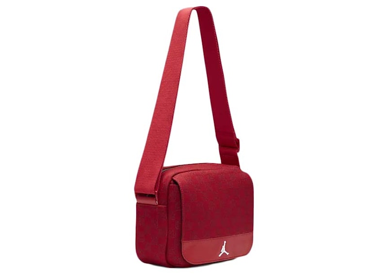 Jordan Monogram Crossbody Red