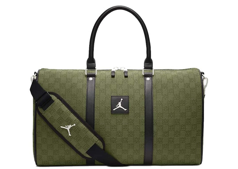 Jordan Monogram Duffle Bag Green