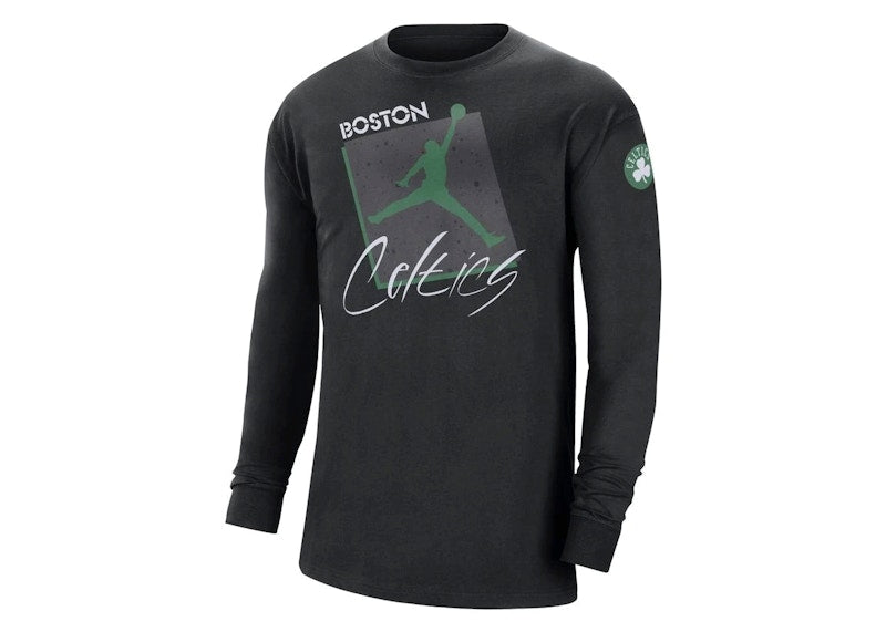 Jordan NBA Boston Celtics Courtside Statement Loose Fit T-shirt Black
