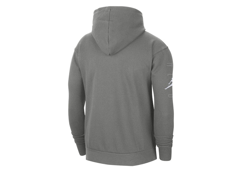 Jordan NBA Brooklyn Nets Courtside Statement Hoodie Grey