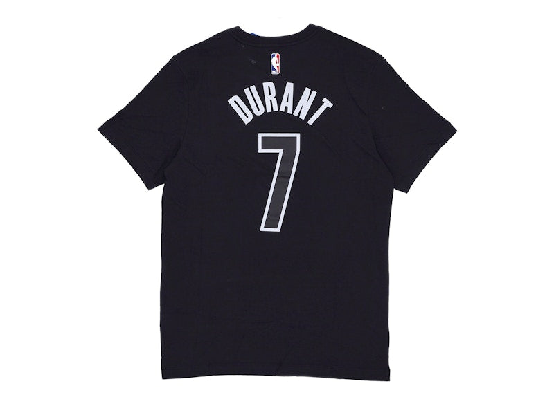 Jordan NBA Brooklyn Nets Kevin Durant Statement Edition T-shirt Black/White