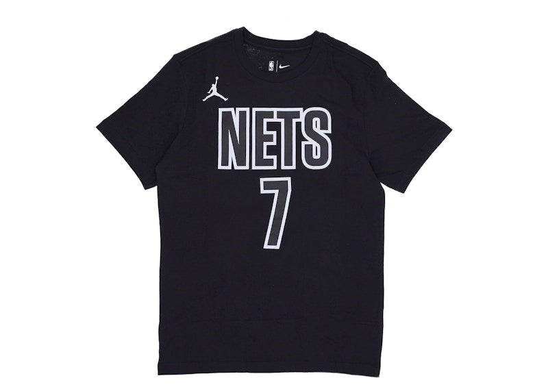 Jordan NBA Brooklyn Nets Kevin Durant Statement Edition T-shirt Black/White