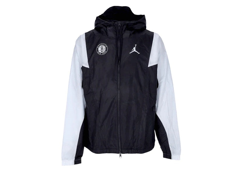Jordan NBA Brooklyn Nets Loose Fit Jacket Black/White