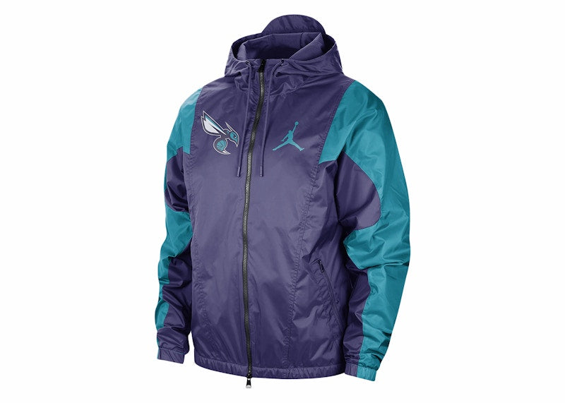 Jordan NBA Charlotte Hornets Courtside Statement Edition Loose Fit Jacket Purple/Teal