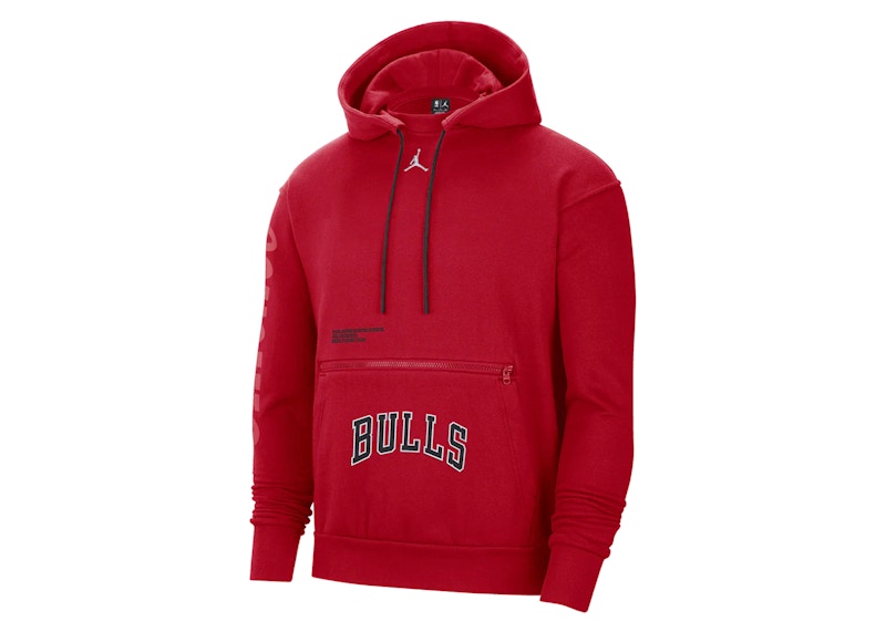 Jordan NBA Chicago Bulls Statement Edition Loose Fit Hoodie Red