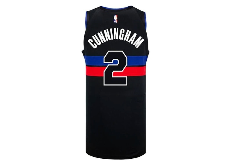 Jordan NBA Detroit Pistons Cade Cunningham Statement Swingman 2024/25 Jersey Black