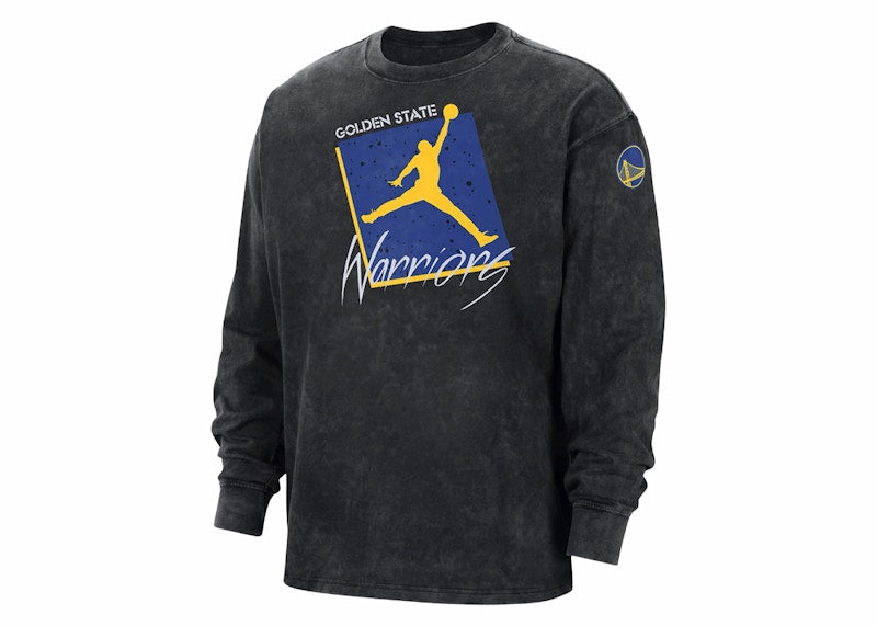 Jordan NBA Golden State Warriors Courtside Statement Max 90 T-shirt Black