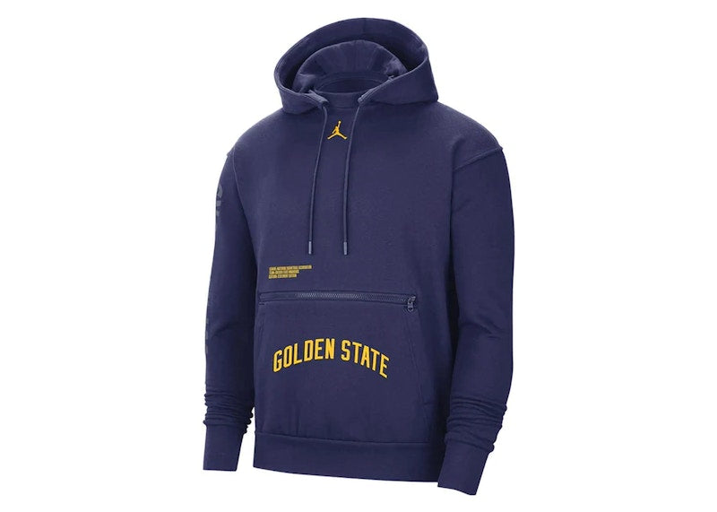 Jordan NBA Golden State Warriors Statement Edition Fleece Hoodie Purple