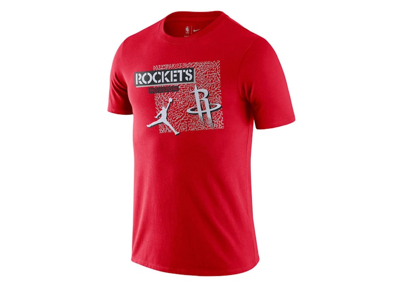 Jordan NBA Huston Rockets Essential Statement Dri-Fit T-shirt Red