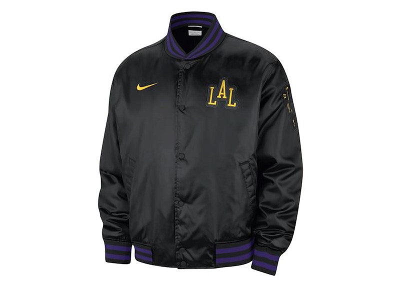 Jordan NBA Los Angeles Lakers City Edition Winter Jacket Black