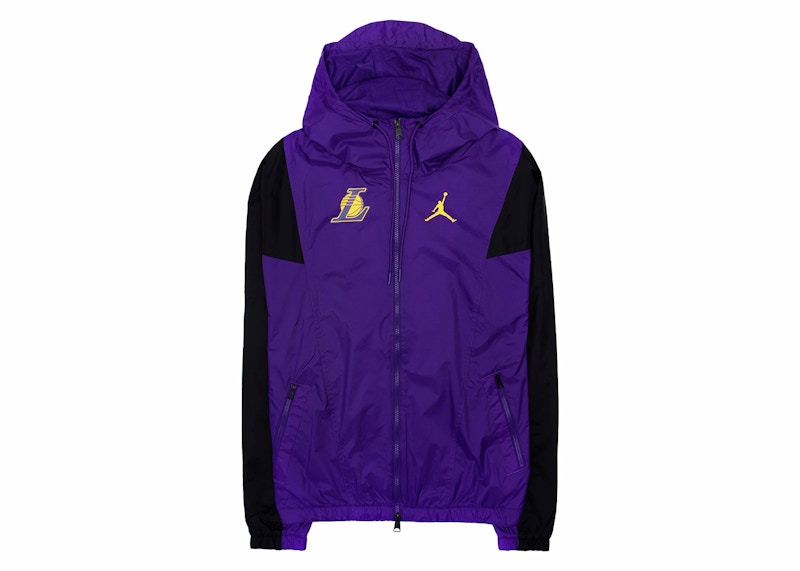 Jordan NBA Los Angeles Lakers Courtside Statement Jacket Purple/Yellow