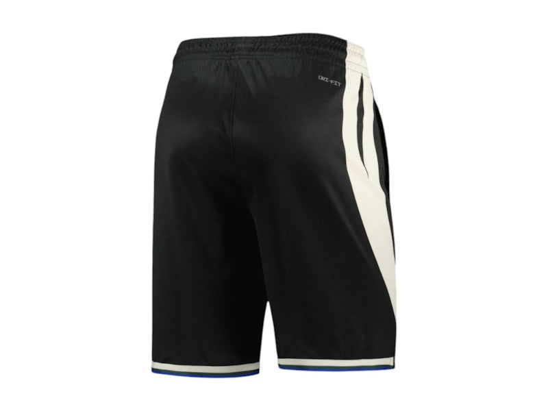 Jordan NBA Milwaukee Bucks Performance Swingman Statement Edition Shorts Black/Cream