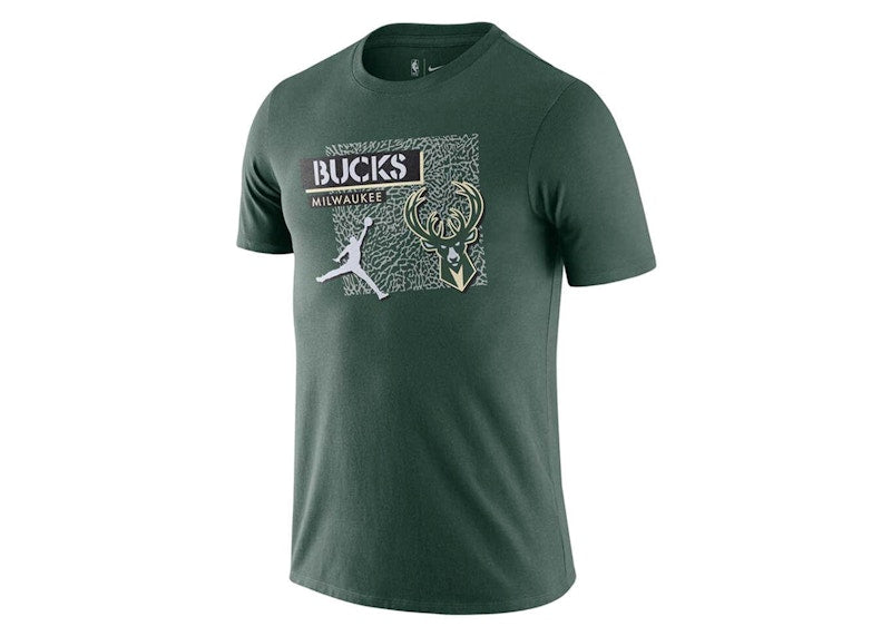 Jordan NBA Milwaukee Bucks T-shirt Dark Green