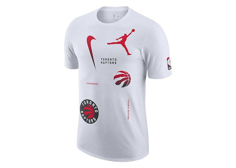 Jordan NBA Toronto Raptors Courtside Statement Edition T-shirt White/Red