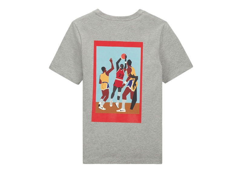 Jordan Women's Nina Chanel Graphic T-shirt Dark Heather Grey