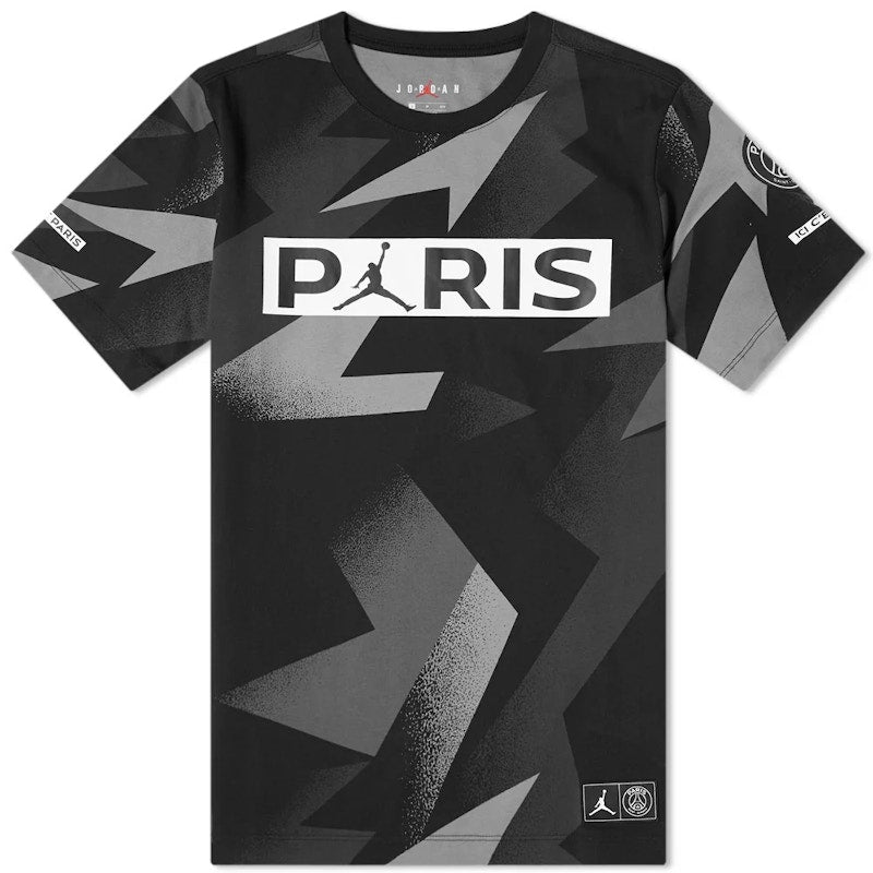 Jordan PSG Jock Tag T-shirt Black