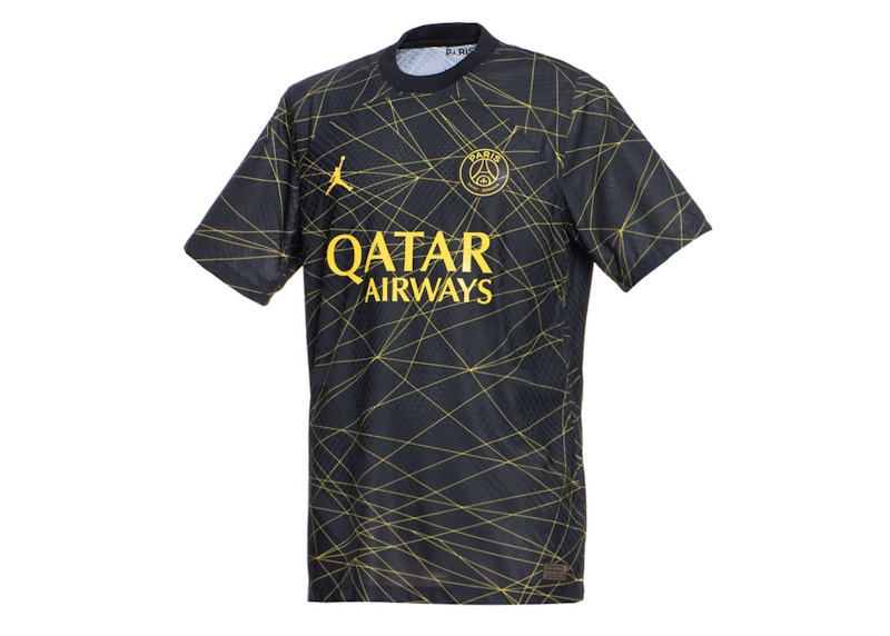 Jordan Paris Saint-Germain 2022/23 Match Force Jersey Black/Tour Yellow