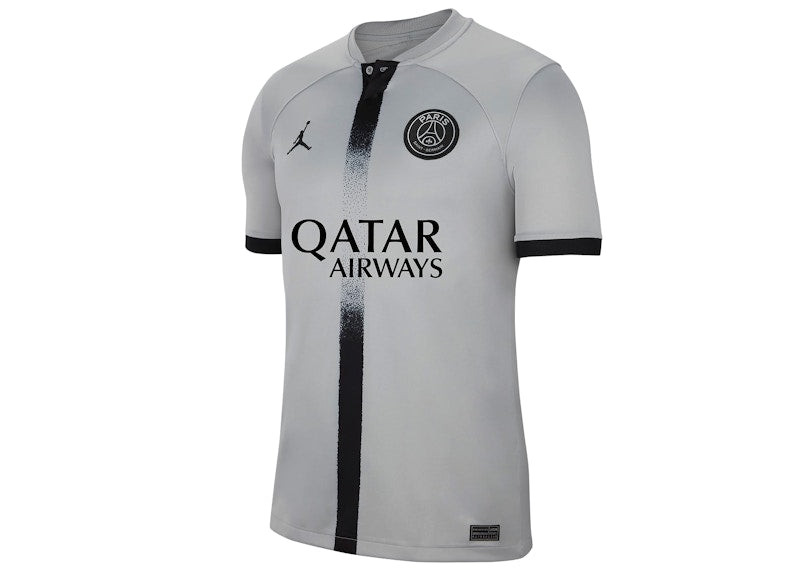 Jordan Paris Saint-Germain 2022/23 Stadium Away Jersey Light Smoke Grey