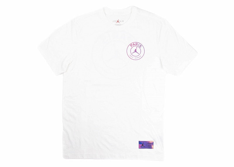 Jordan Paris Saint-Germain Graphic Logo T-shirt White
